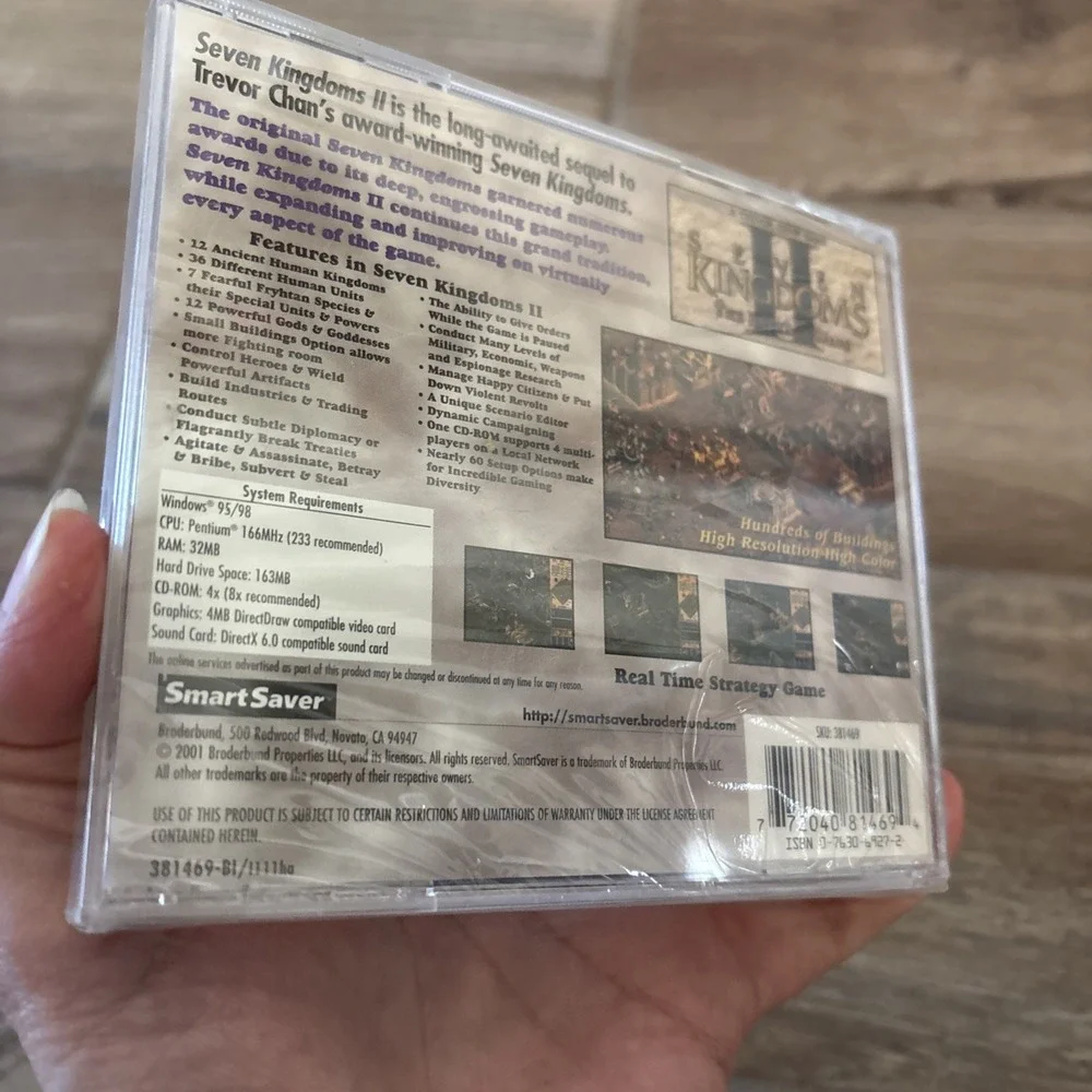 Seven Kingdoms II: The Fryhtan Wars (PC, 1999) New‎